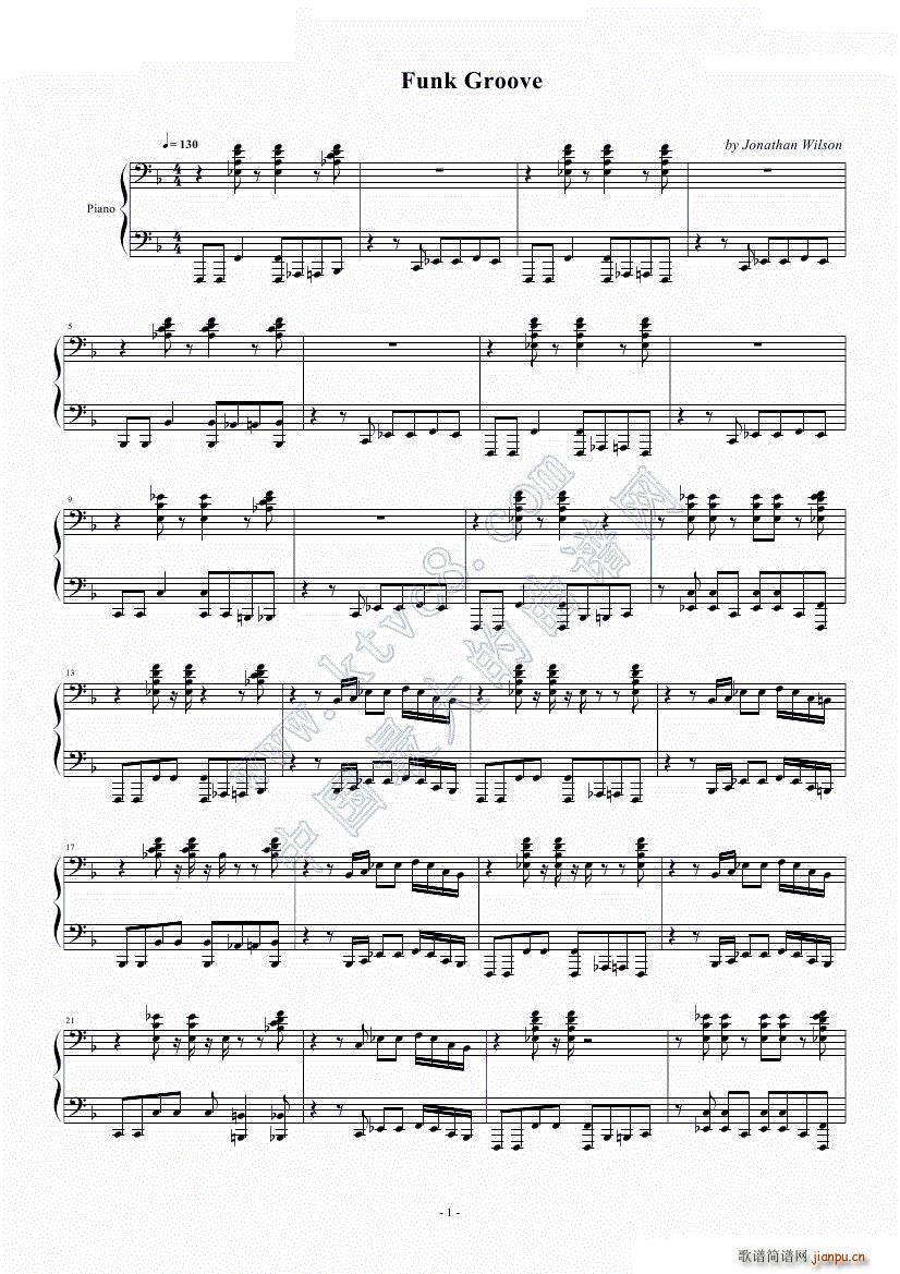 Funk Groove in F(V)1