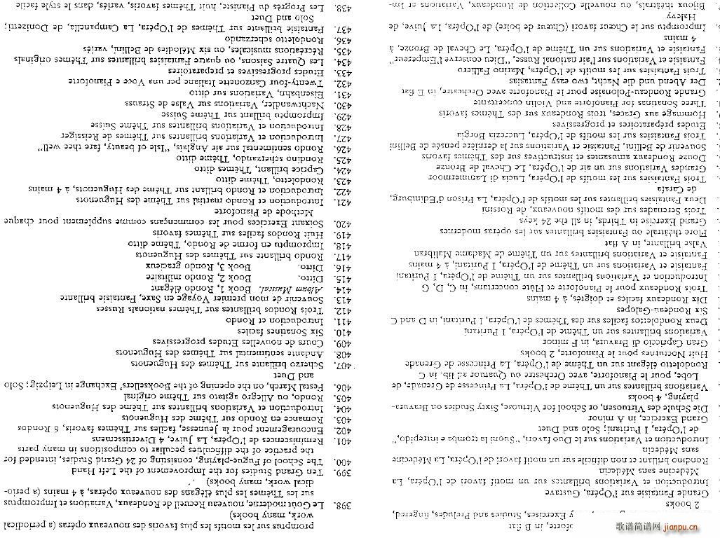 czerny complete list(V)11