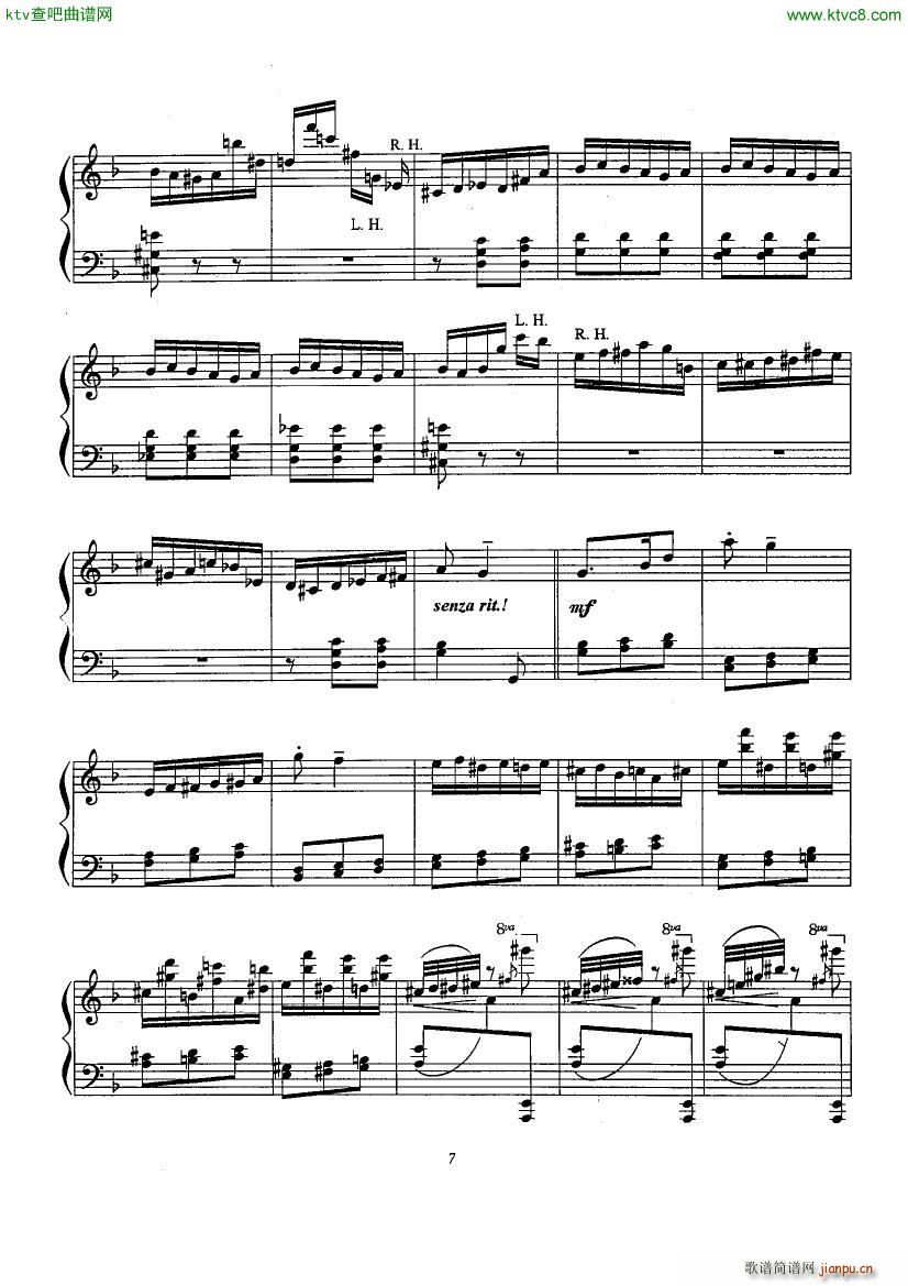Etude No 6 Omaggio a Domenico Scarlatti(V)7
