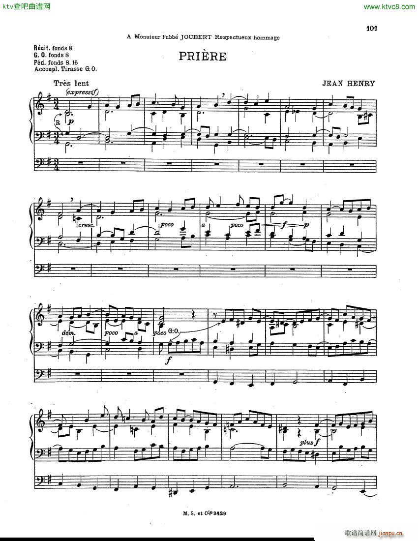 Henry Jean Prire organ(V)1