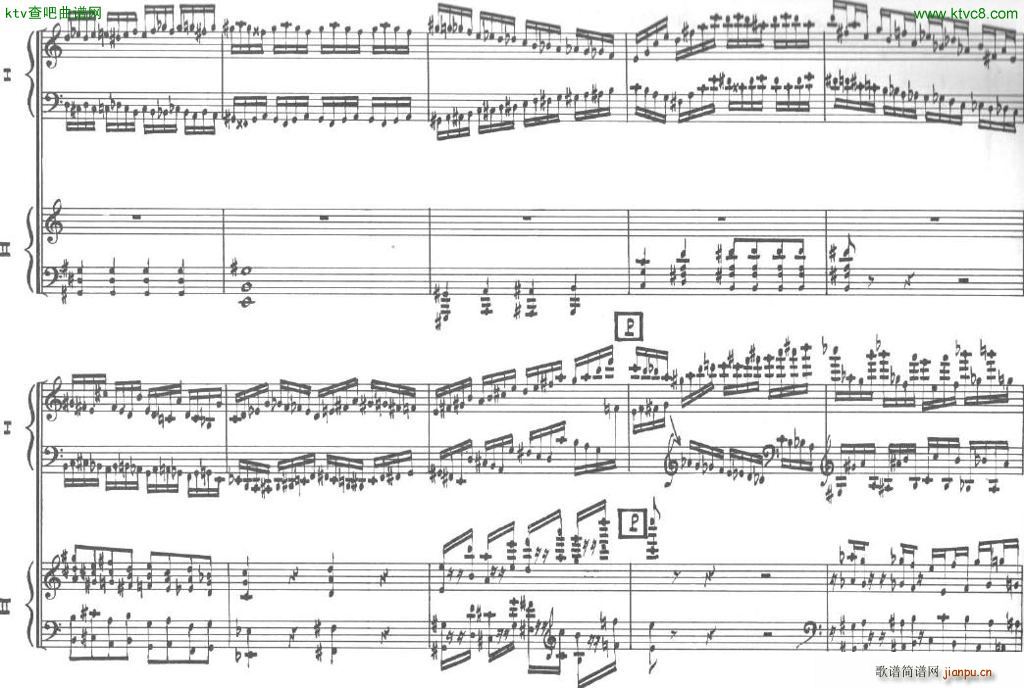 Bolling Sonata for Two Pianist no 2 Part1 1(V)14