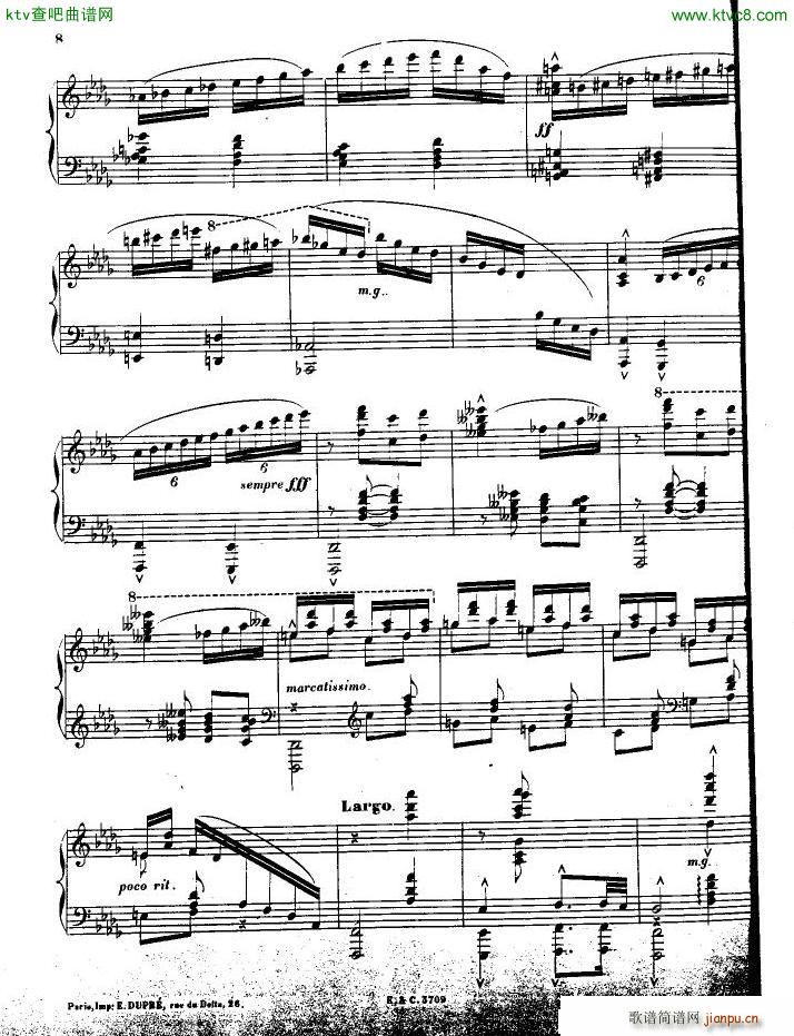 Chaminade op 92 2e arabesque(V)8