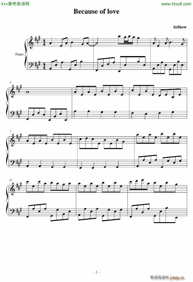 Because of love(V)1