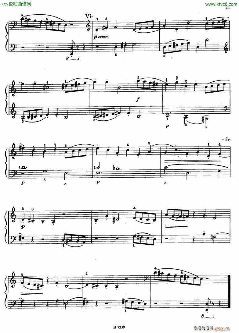 Hurnik piano etudes(V)18