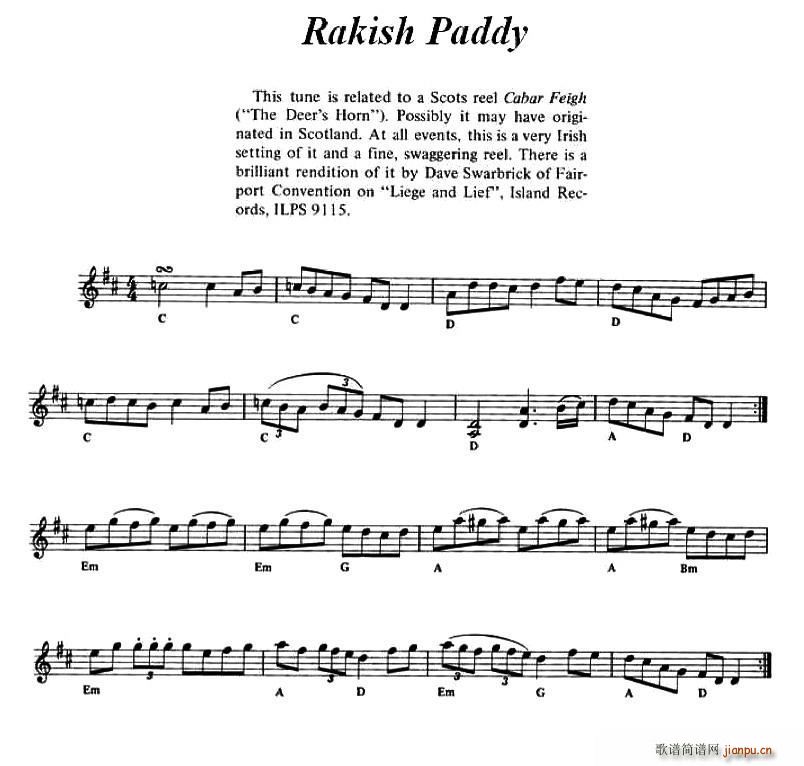 Rakish Paddy ۠m(ʮּ)1