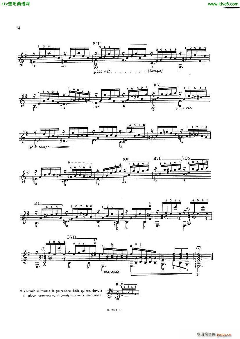Mauro Giuliani 6 Preludi op 83(V)13