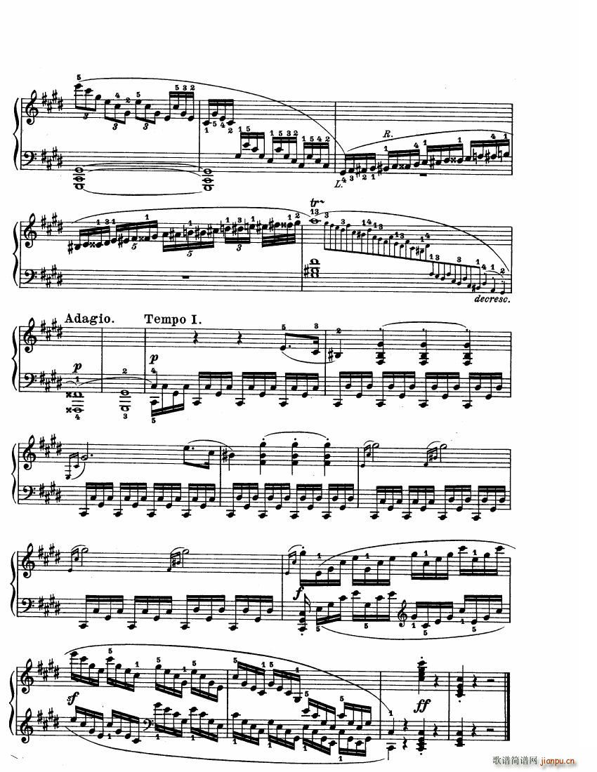 Beethoven op 27 no 2 Piano Sonata Moonlight(V)14