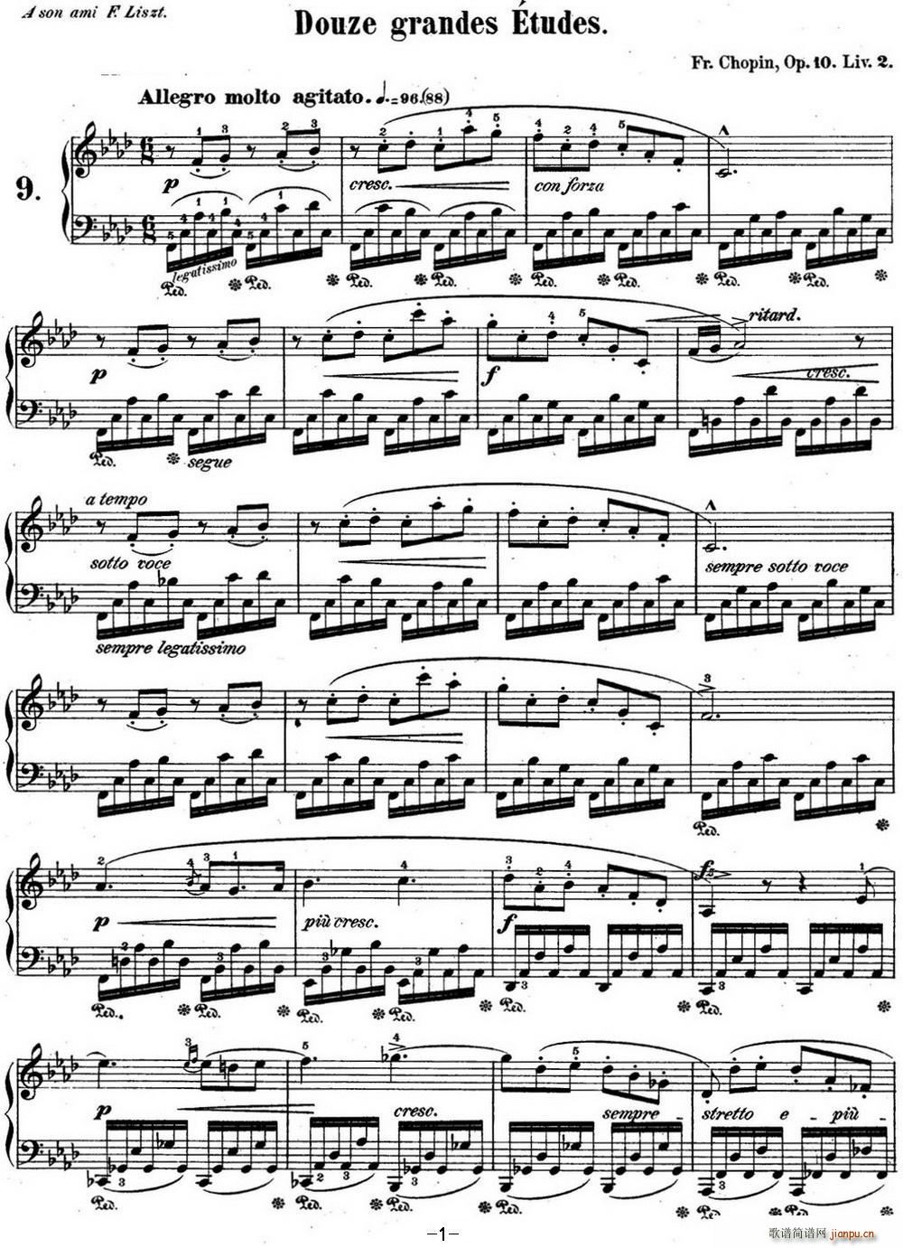 Ф9 Op 10 No 9 fС{(dio) F minor(V)1