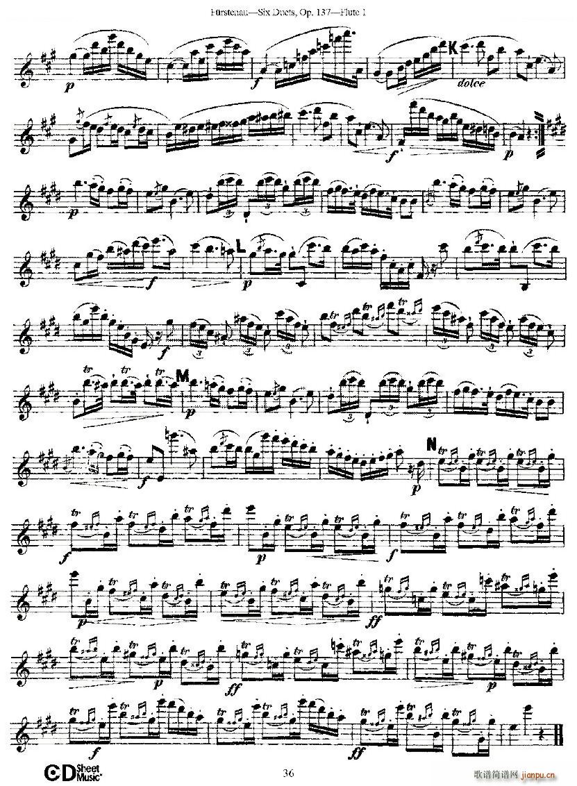 Six Duets Op 137 ֮  Ʒ 137̖ ~(V)6