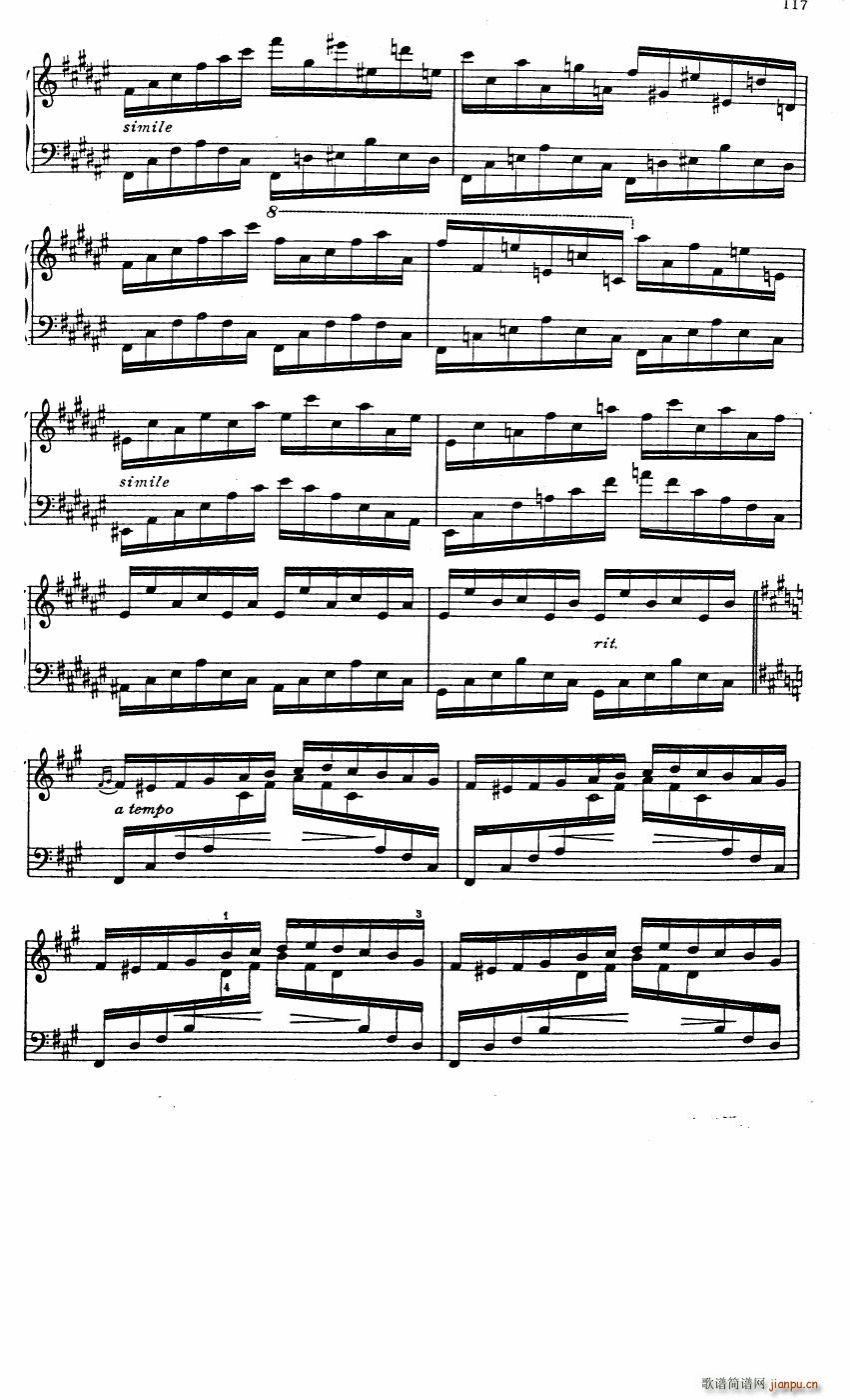 Confrey Concert Etude in F sharp minor 1929(V)6