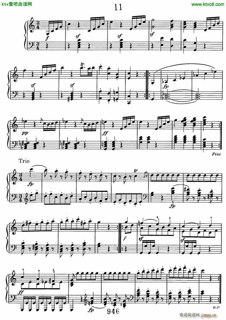 Beethoven WoO 7 12 Minuets(V)12