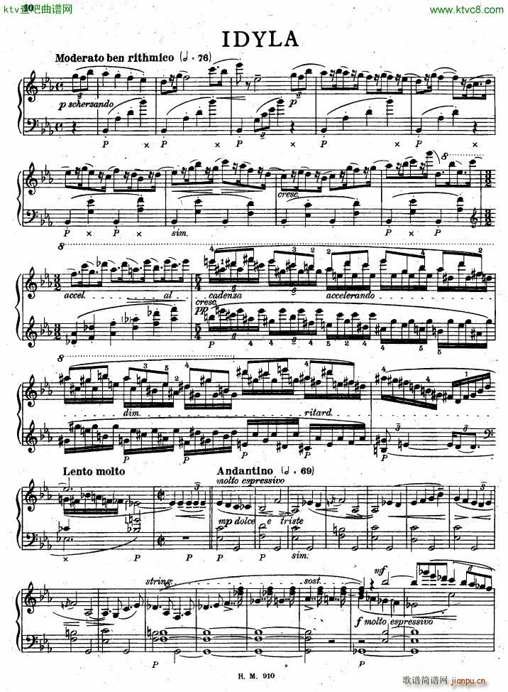 Hurnik preludes op 9(V)6