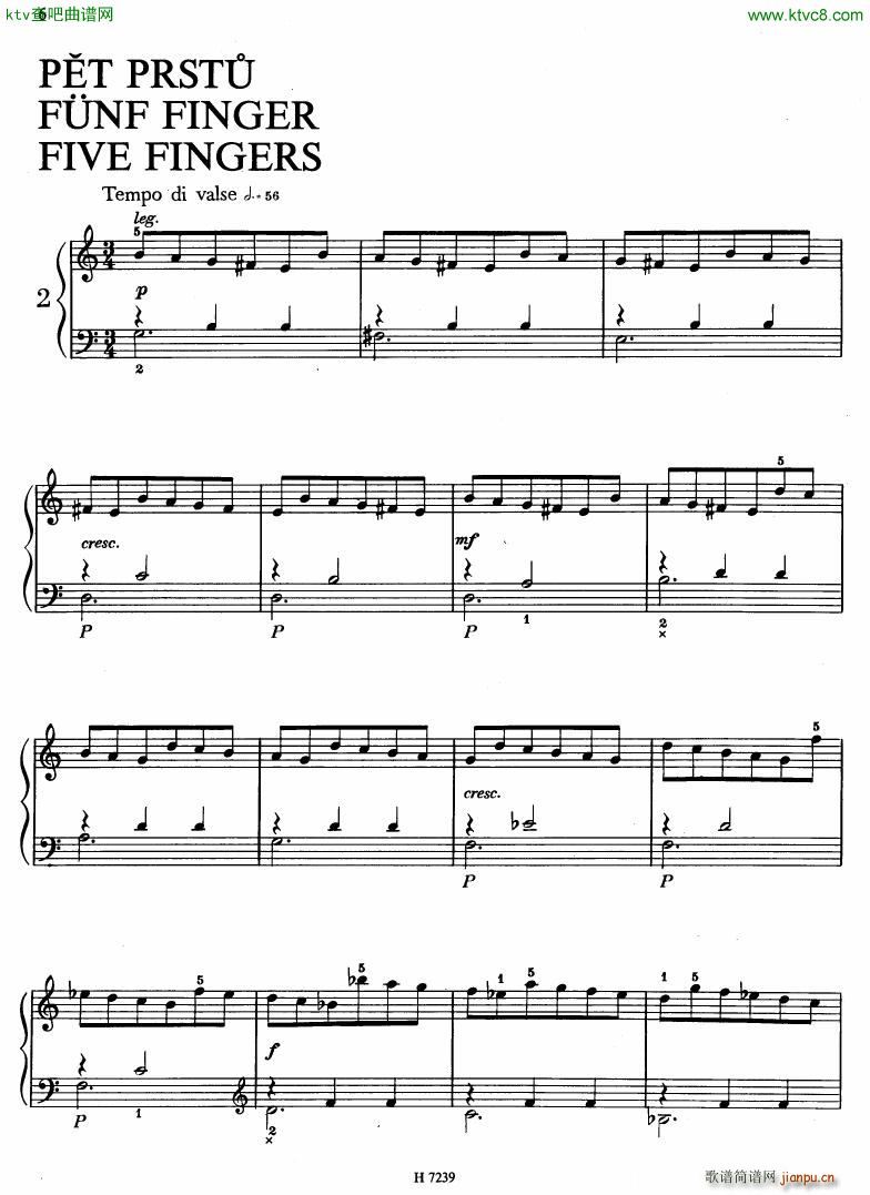 Hurnik piano etudes(V)3