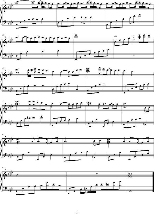 My Home Piano Solo(V)3