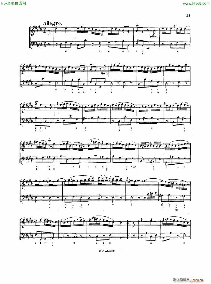 Bach JS BWV 1035 Flute Sonata in E(V)3