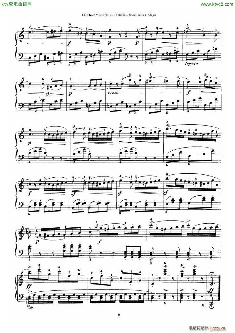 Diabelli Sonatinas Op 151 No 1 4 23P(V)23