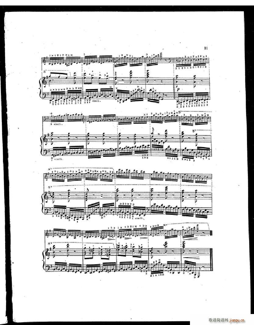 Czerny Etudes de la Velocite(V)28