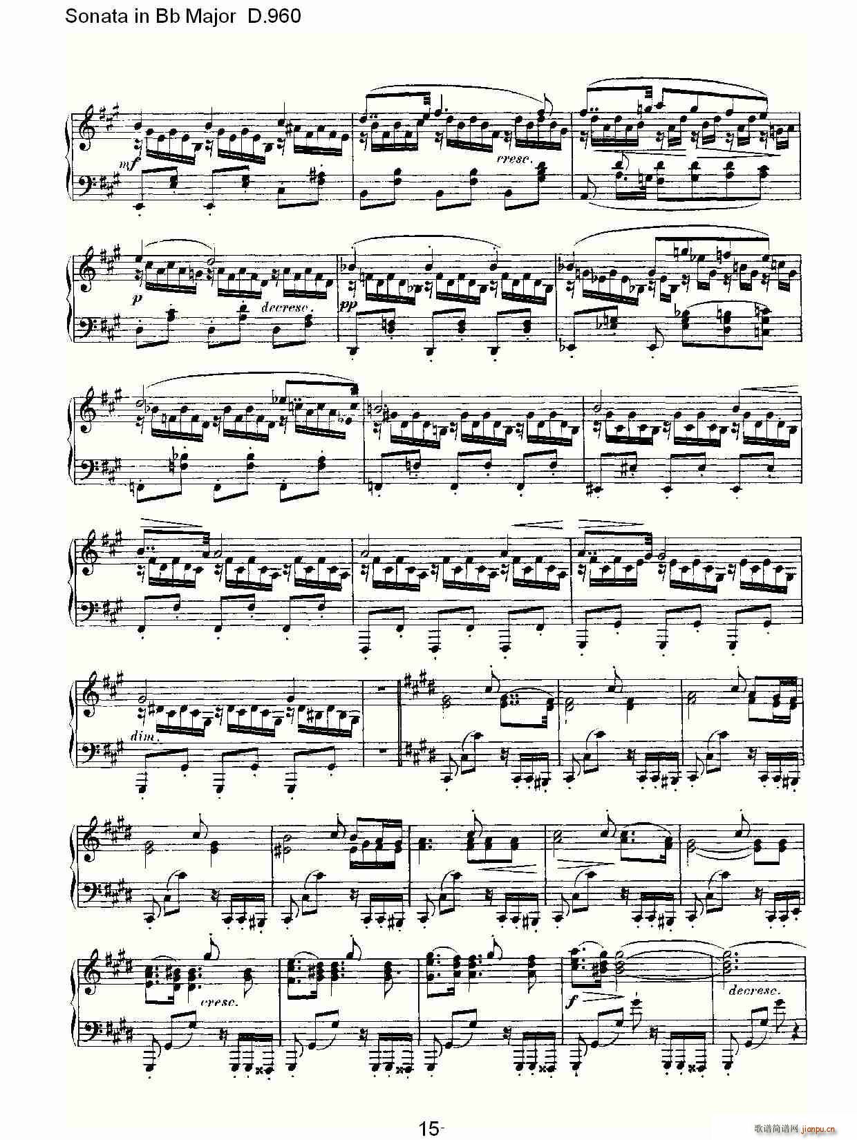 Sonata in Bb Major D.960(ʮּ)15