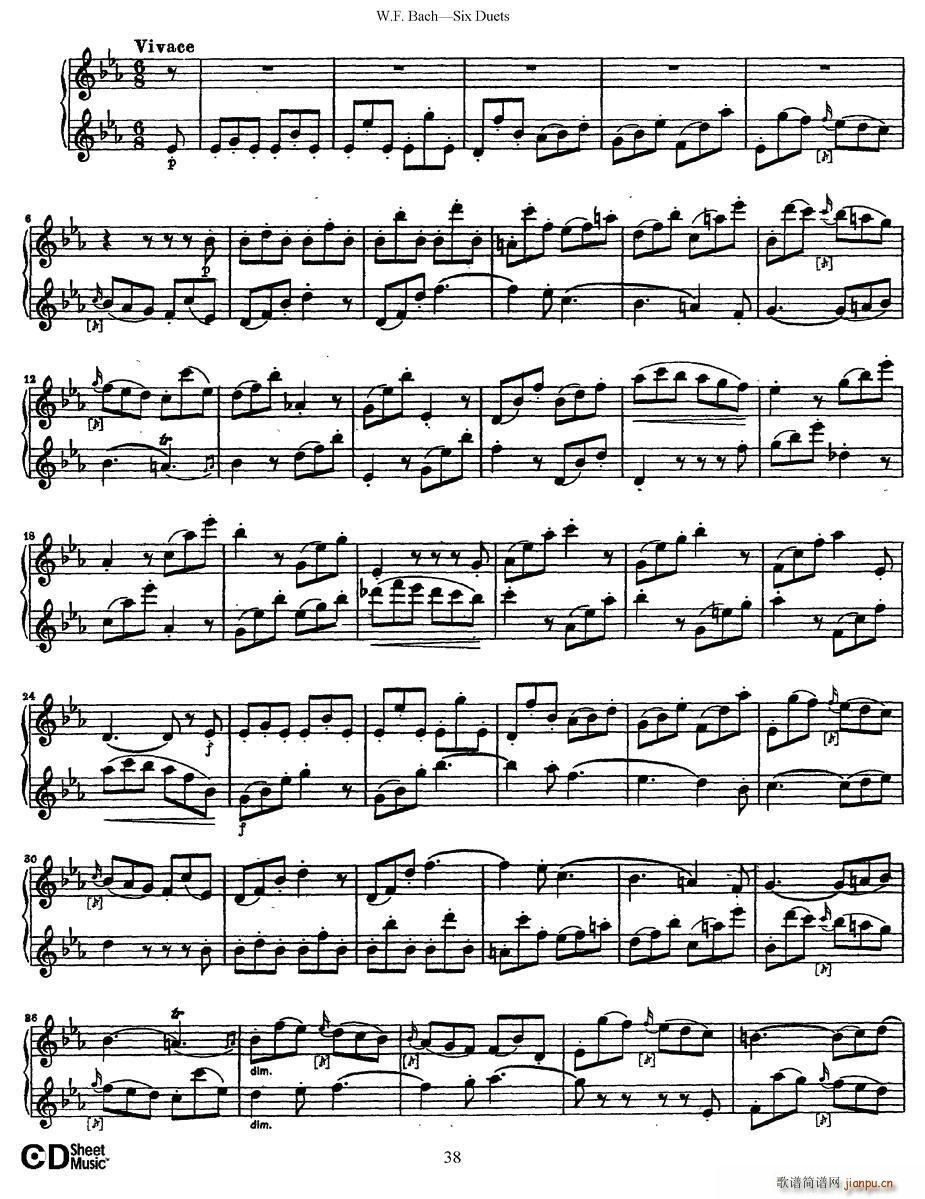 Six Duets(ָV)9