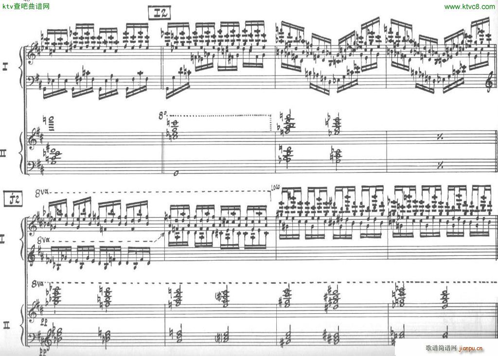 Bolling Sonata for Two Pianist no 2 Part2(V)17