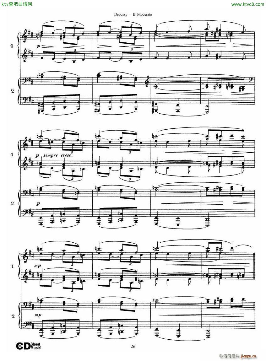 Debussy Printemps II(V)26
