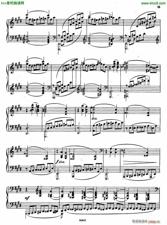 Gliere 25 Preludes op30 Book1(V)13