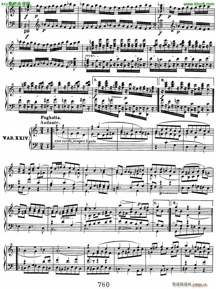 Beethoven op 120 Diabelli Variations(V)20