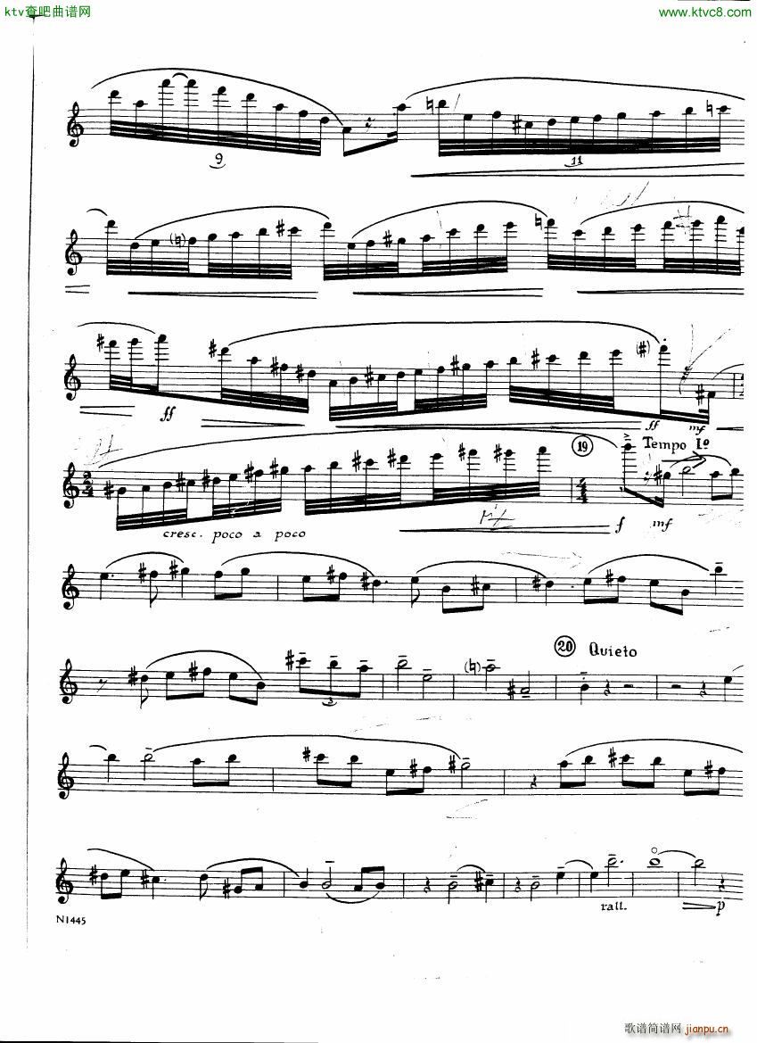 Burton E Flute sonatina flute part(V)5
