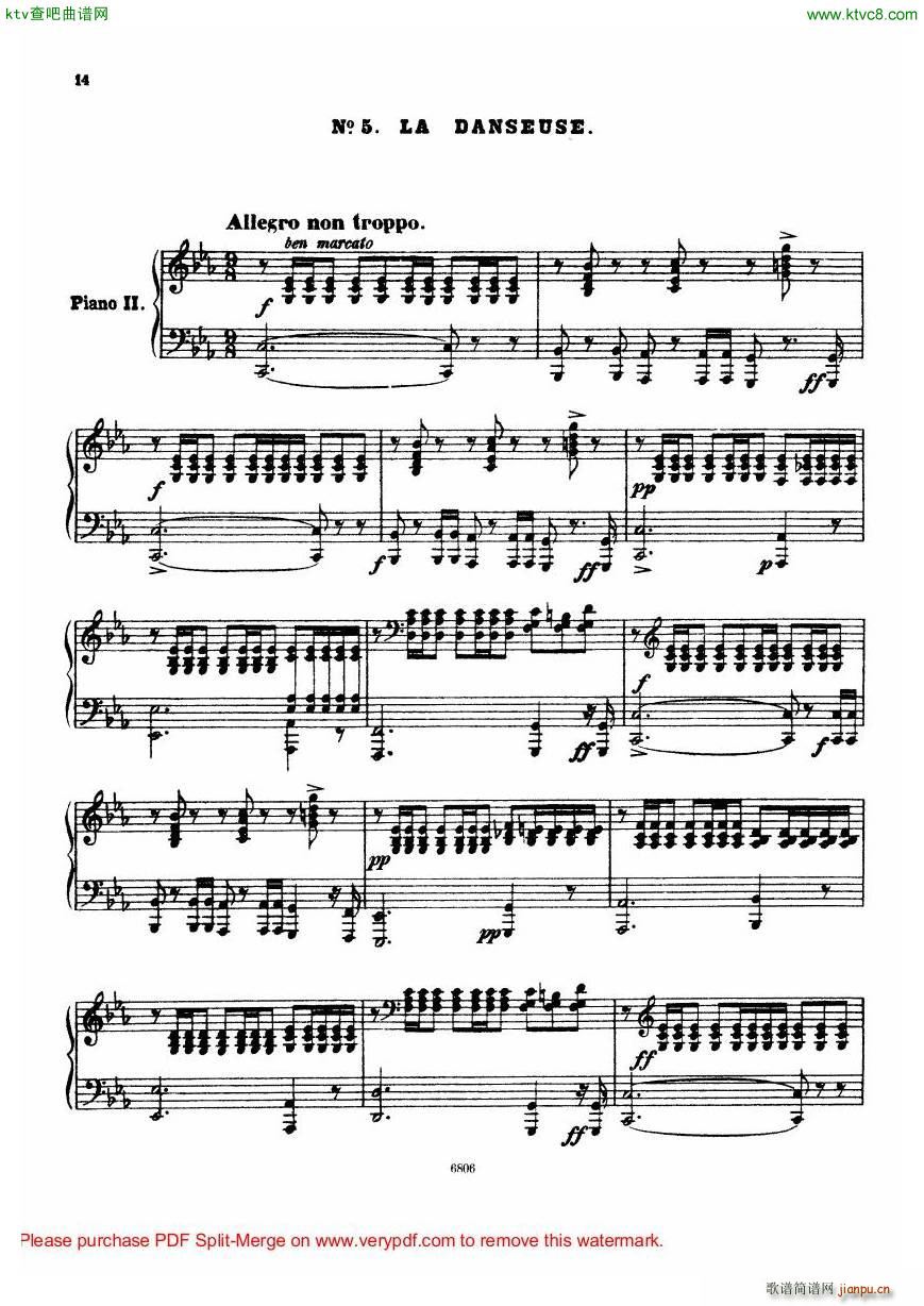 Arensky op 23 Suite No 2 Silhouettes(V)35
