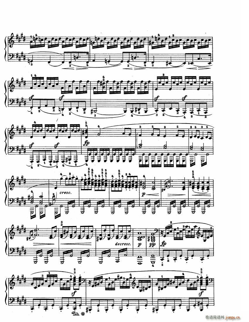 Beethoven op 27 no 2 Piano Sonata Moonlight(V)9