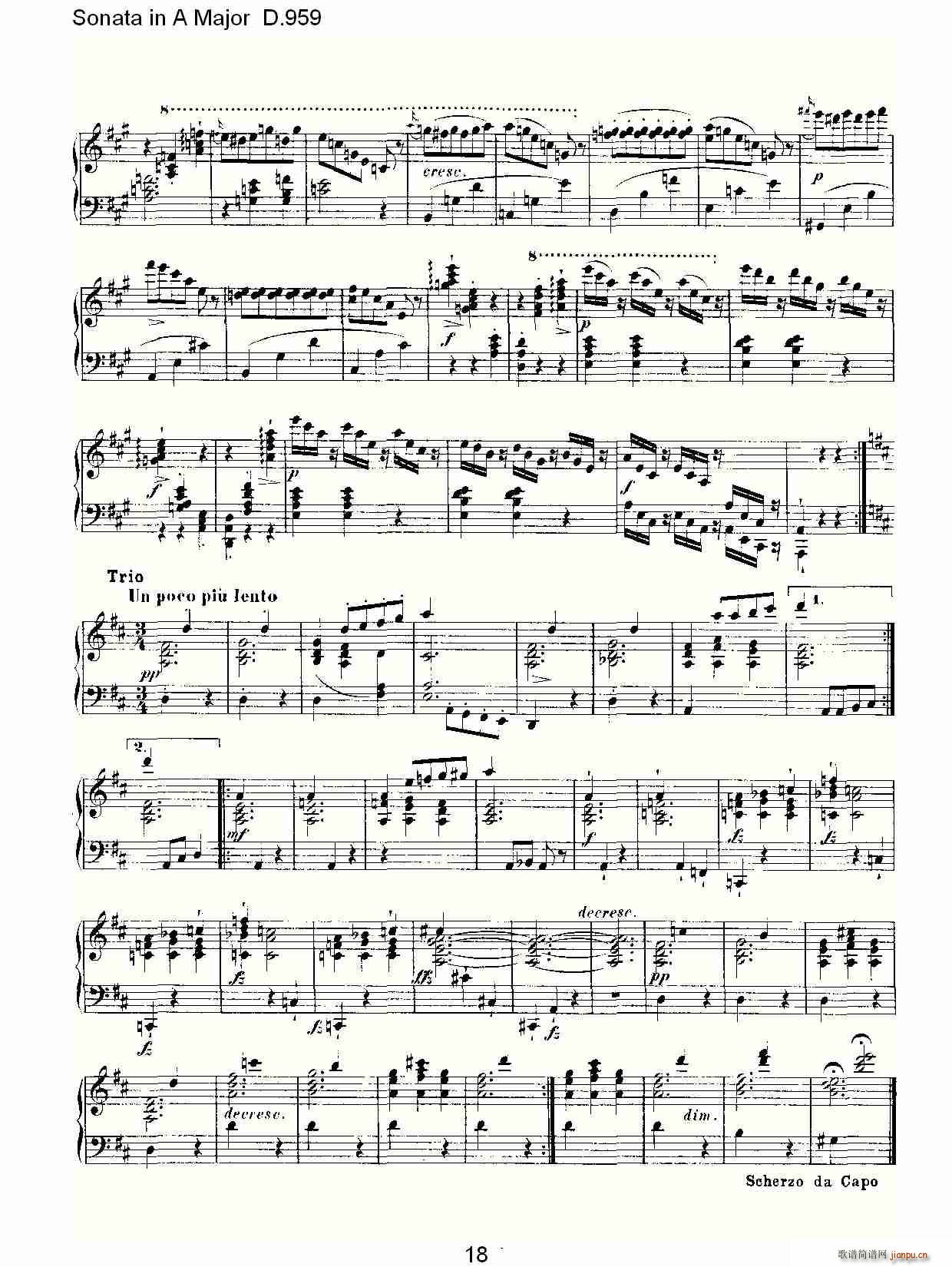 Sonata in A Major D.959(ʮּ)18