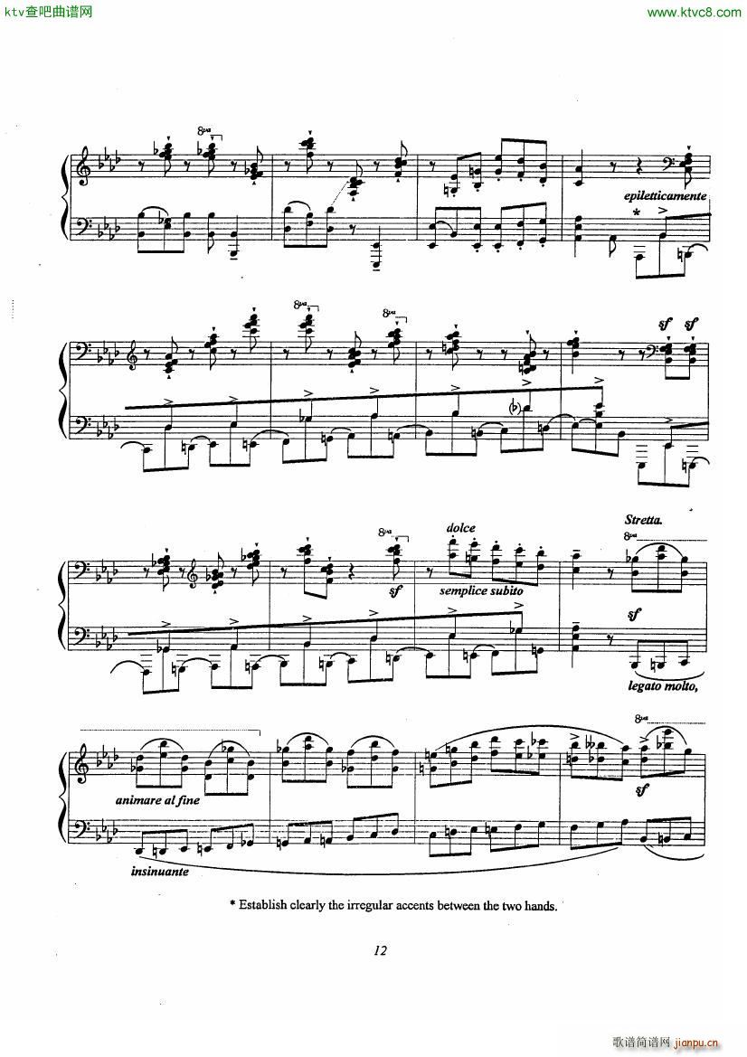 Etude No 9 D aprs Rossini(V)12