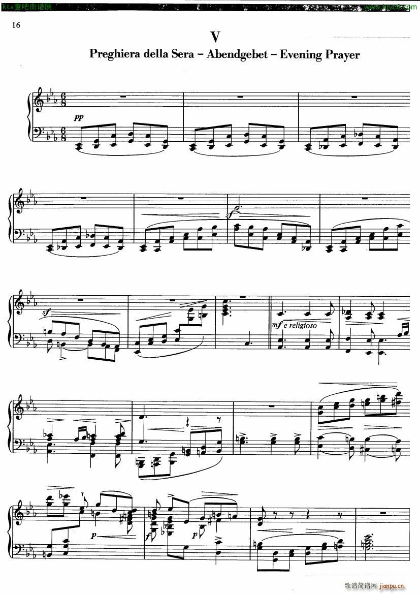 Busoni Suite Campestre for Piano(V)13