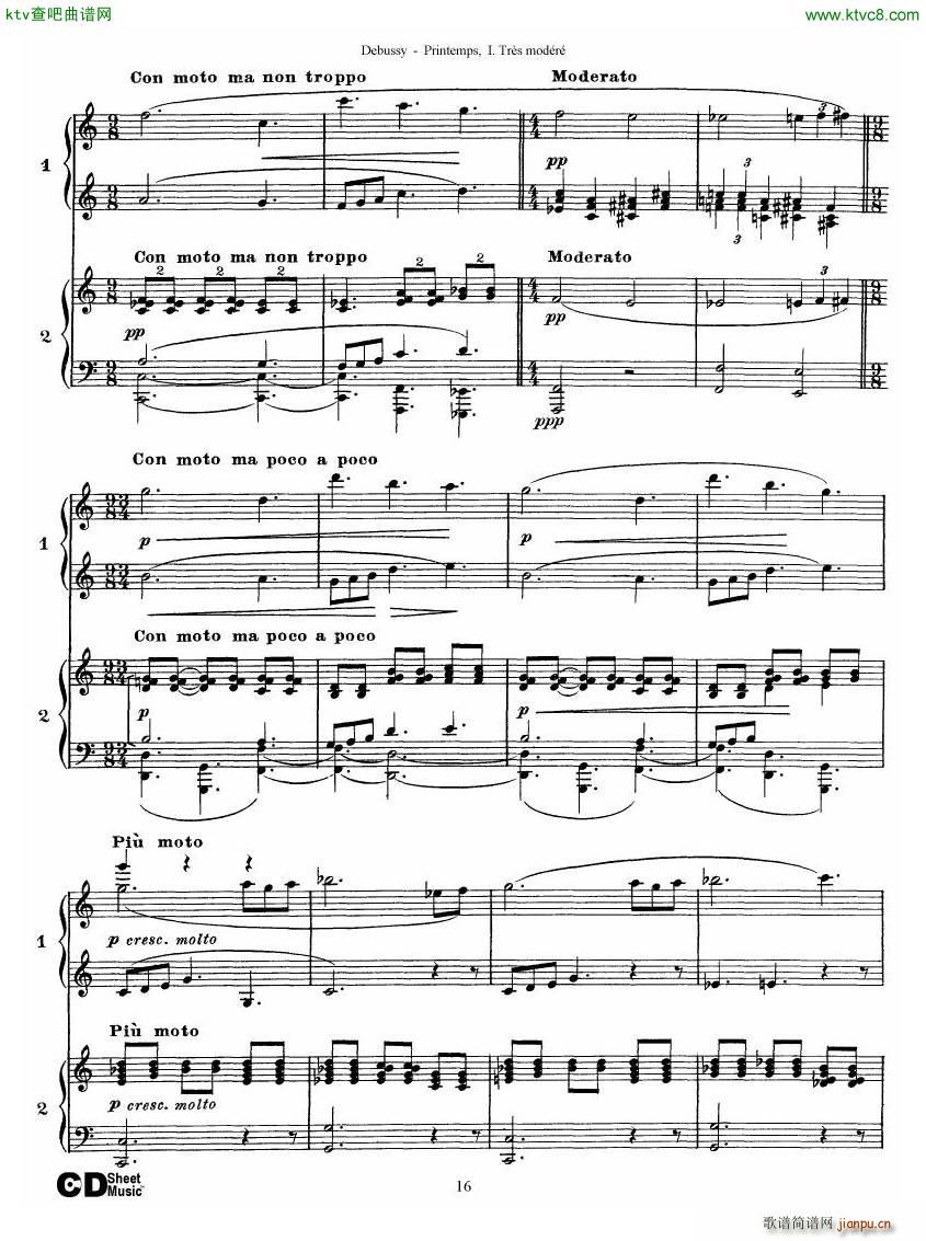 Debussy Printemps I(V)7