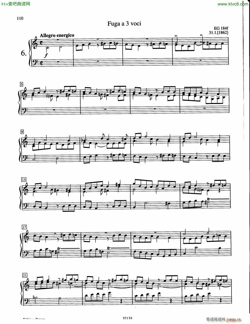 Grieg 7 Fugues EG184a 184g(V)10