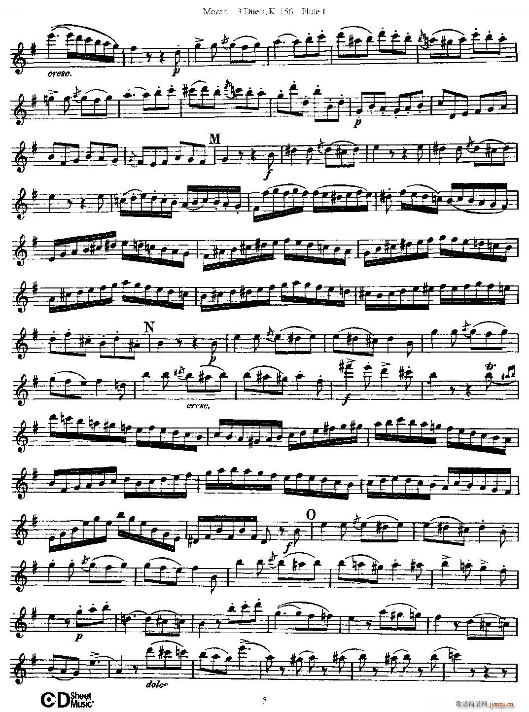 3 Duets K 156 ֮һL  K156̖(ho) ~(ѺV)5