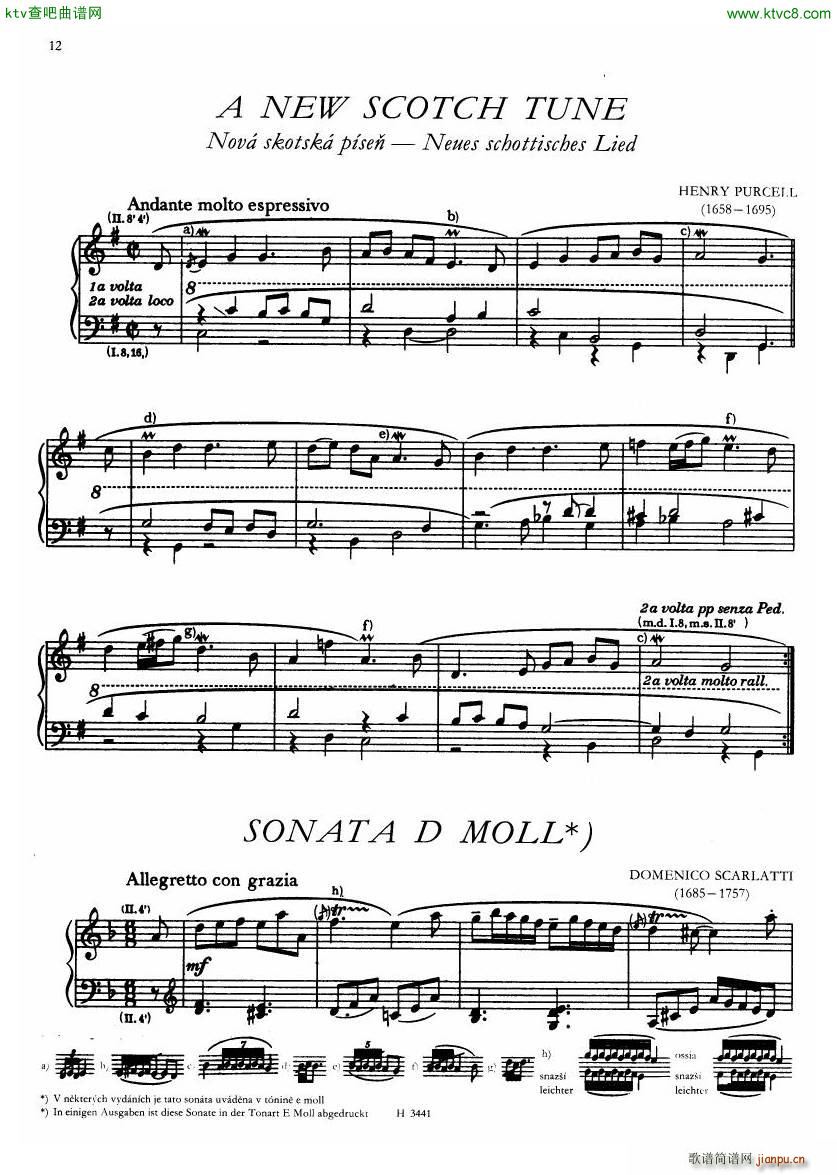 Baroque compositions for cembalo ed Ruzickova(V)12