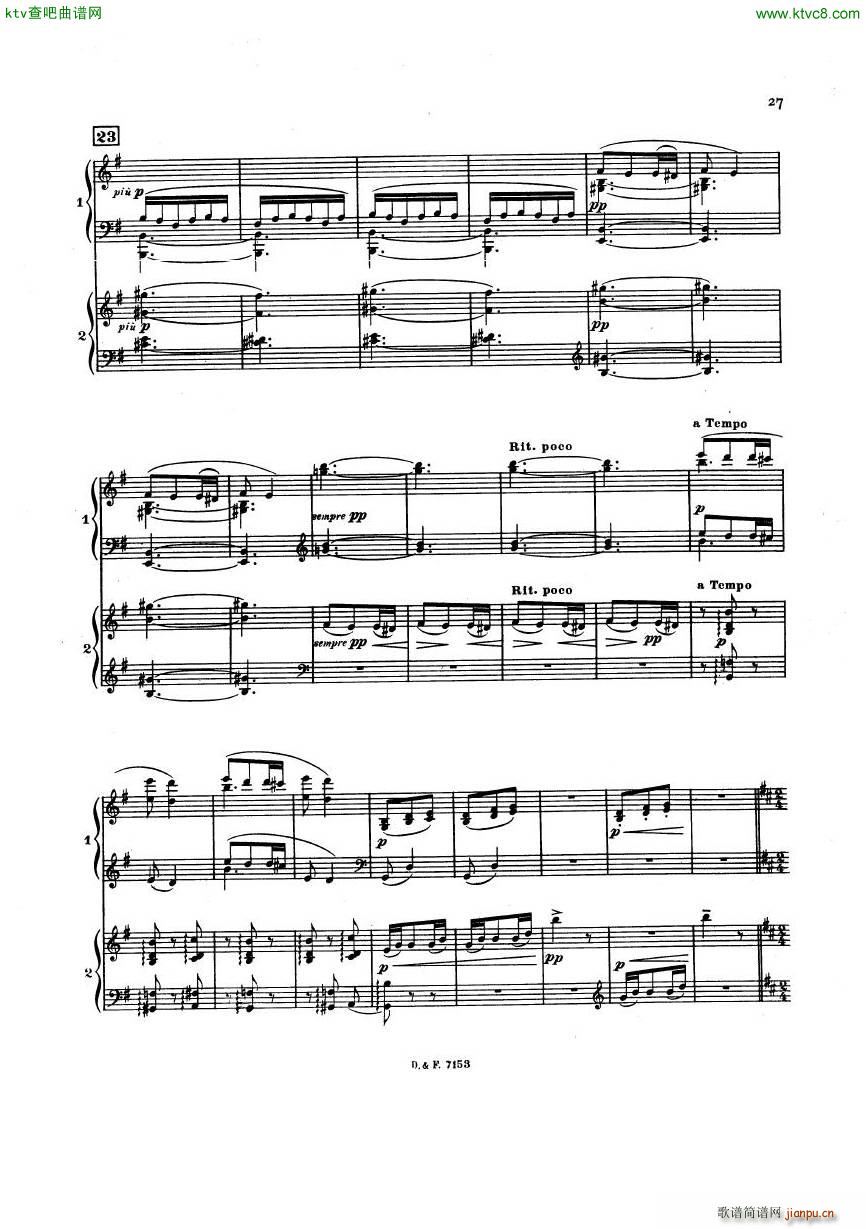 busser debussy Petite Suite 2P(V)27